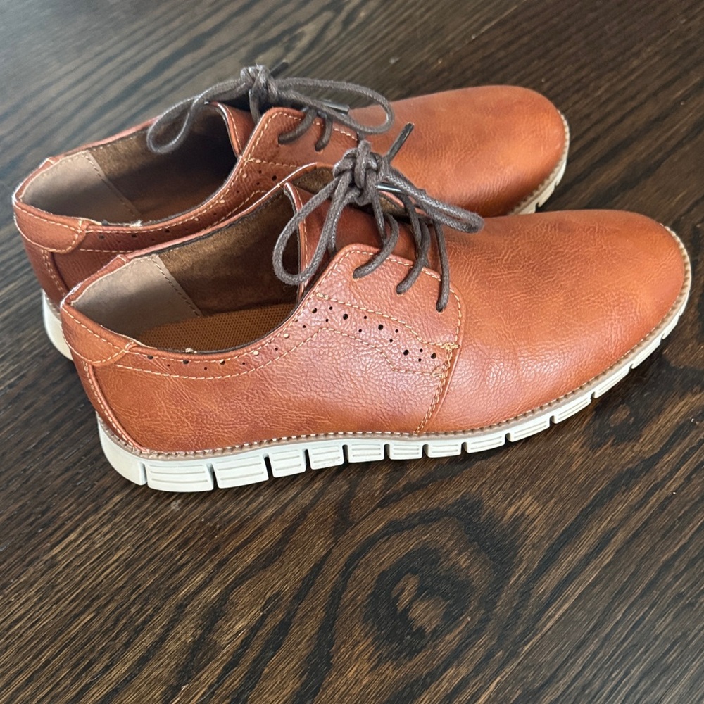 Brown Leather  Boy's Shoes